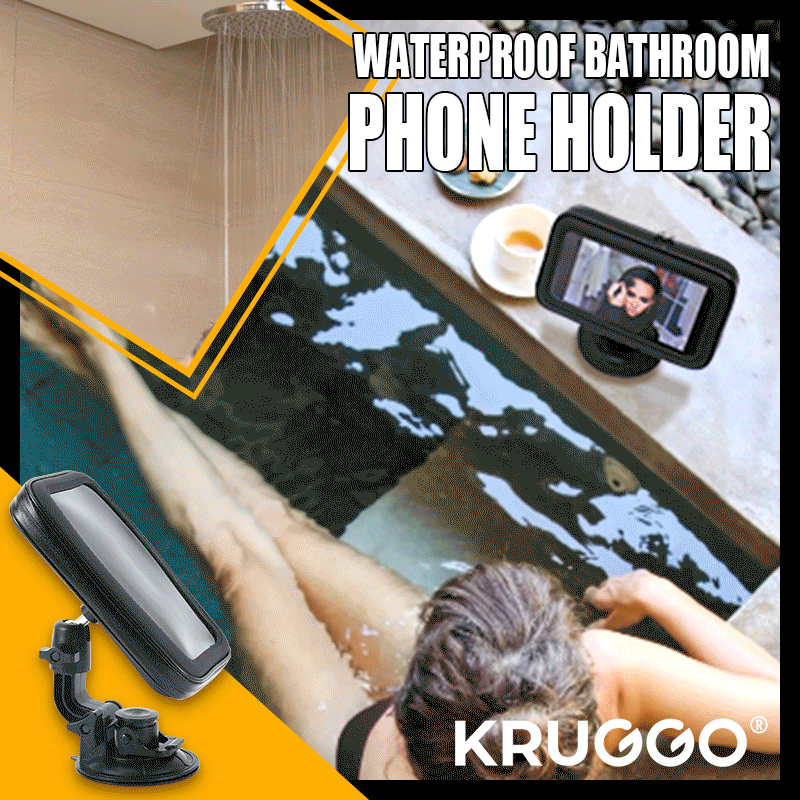 Kruggo® Waterproof Bathroom Phone Holder